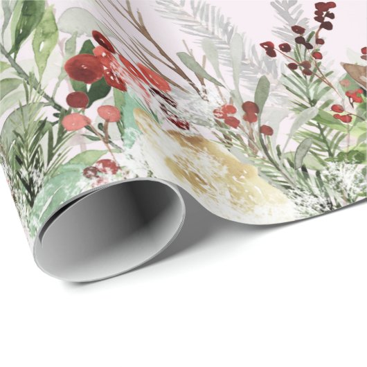 Prachtig winterpatroon cadeaupapier (Rol Hoek)