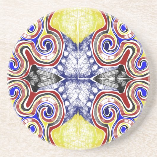 Prachtig Zandsteen Onderzetter (Voorkant)