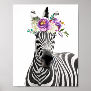 Prachtig Zebra Poster