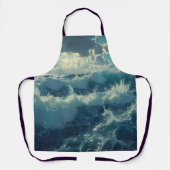 Prachtig zee en golven schort (Voorkant)