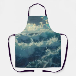 Prachtig zee en golven schort