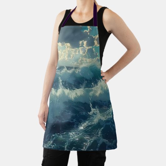 Prachtig zee en golven schort (Insitu)