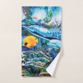 Prachtig Zee leven nabij rif Bad Handdoek (Handdoek)