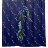 Prachtig Zeeen patroondouchegordijn Douchegordijn (Voorkant)