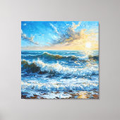 Prachtig zeegezicht canvas afdruk (Voorkant)