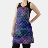 Prachtig zeemeermin glitter ontwerp schort (Insitu)