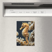 Prachtig zeepaardje en koraalmagneet magneet (Insitu (Vaatwasser))