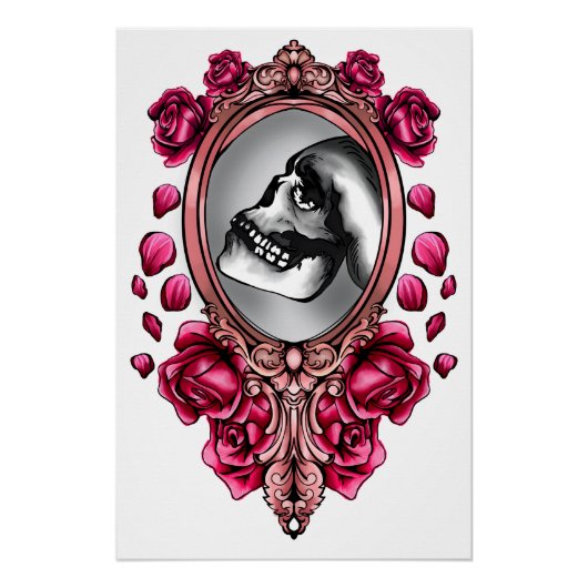 Prachtig zelf weerspiegeld perfect poster (Voorkant)