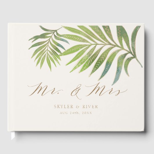 Prachtig zomerhuwelijk gastenboek (Voorkant)