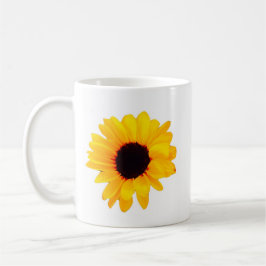 Prachtig zonnebloem geel Sinaasappel Koffiemok