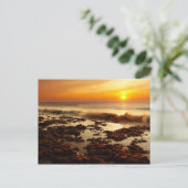 Prachtig zonsondergang briefkaart (Staand voorkant)