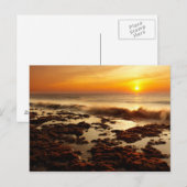Prachtig zonsondergang briefkaart (Voorkant / Achterkant)