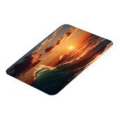 Prachtig zonsondergang zee magneet (Linkerzijde)
