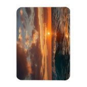 Prachtig zonsondergang zee magneet (Verticaal)