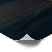Prachtig zonsondergang zee poster (Hoek)