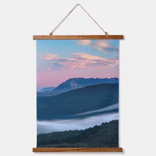 Prachtig zonsopgang uitzicht op Nanos van Šilentab Hangend Wandkleed (Voorkant)