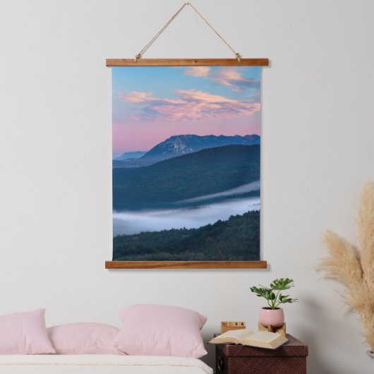 Prachtig zonsopgang uitzicht op Nanos van Šilentab Hangend Wandkleed (Slaapkamer)