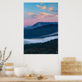 Prachtig zonsopgang uitzicht op Nanos van Šilentab Poster (Keuken)