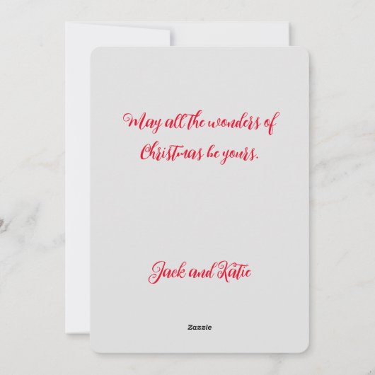 Prachtig zwart lab Santa Christmas Feestdagenkaart (Achterkant)