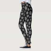 Prachtig zwart Mandela patroon Leggings (Links)