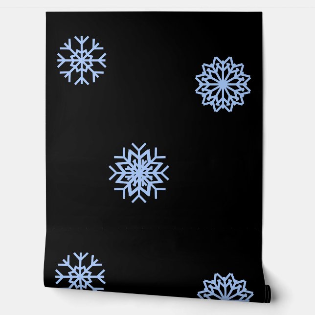 Prachtig zwart muurpapier. behang (Afrollen)