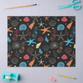Prachtig zwart strandpapier tissuepapier (Craft)