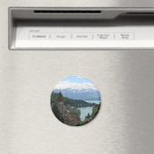 Prachtig Zwitsers Landschap Magneet (Insitu (Vaatwasser))