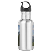 Prachtig Zwitsers landschap Waterfles (Achterkant)