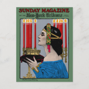 Prachtige 1905 New York Tribune Art Kaarten Feestdagenkaart