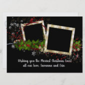 Prachtige 2 Lijsten voor kerstmis met foto's met b (Voorkant / Achterkant)