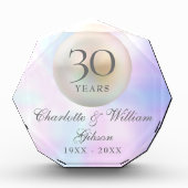 Prachtige 30e Jubileum uit Pearl Fotoblokken (Voorkant)