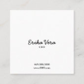 Prachtige 3d Pop Visitekaartje   (Achterkant)