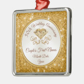 Prachtige 50e Jubileum Ornament op persoonlijke ti (Links)