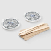 Prachtige 60e bruiloft Jubileum Party Favors Handwaaier (Niet-gemonteerd)