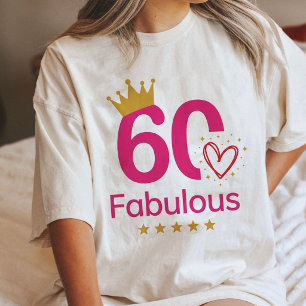 Prachtige 60e Verjaardag Koningin Kroon Tri-Blend Shirt