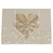 Prachtige 60th Wedding Jubileum Gift Bags Large Cadeautasje (Voorkant)
