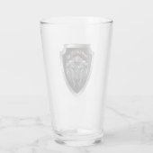 Prachtige 75e Regimentsrol Rangers Glas (Achterkant)