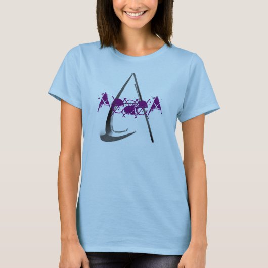 Prachtige A White background, AeaeA T-shirt (Voorkant)