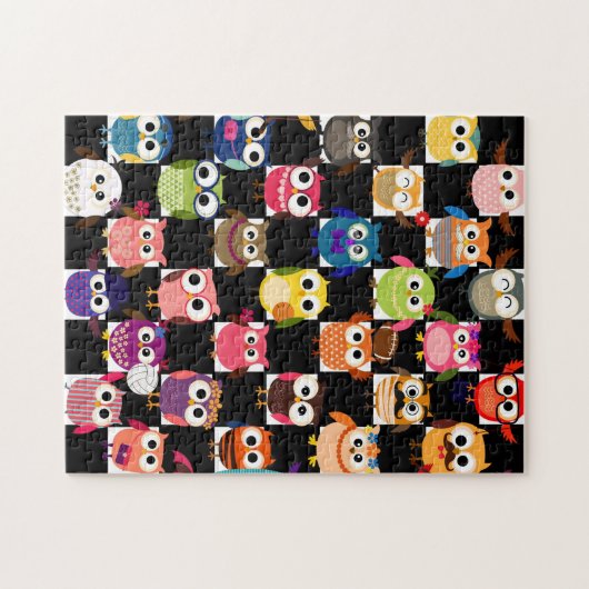 Prachtige aangepaste boomkjes legpuzzel (Horizontaal)