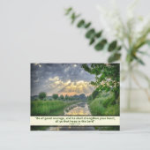 Prachtige aangepaste tekst van de Bijbel van de Sc Briefkaart (Staand voorkant)