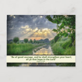 Prachtige aangepaste tekst van de Bijbel van de Sc Briefkaart (Voorkant)