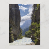 Prachtige Aare Gorge, Zwitserland Briefkaart (Voorkant)