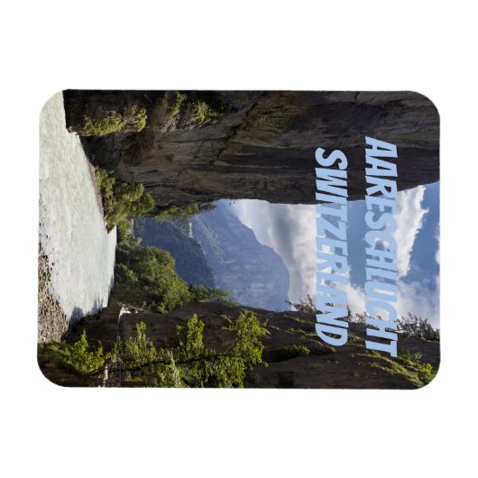 Prachtige Aare Gorge, Zwitserland Magneet (Horizontaal)