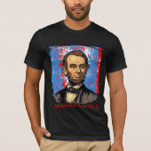 Prachtige Abraham Lincoln Art T-shirt (Voorkant)