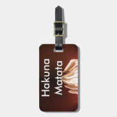 Prachtige Abstracte Flame Art Print Bagagelabel (Voorkant verticaal)