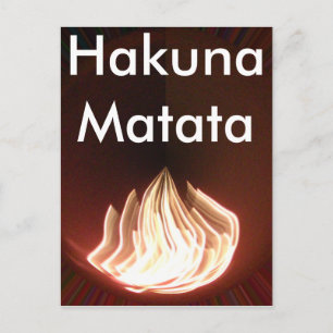 Prachtige Abstracte Flame Art Print Briefkaart