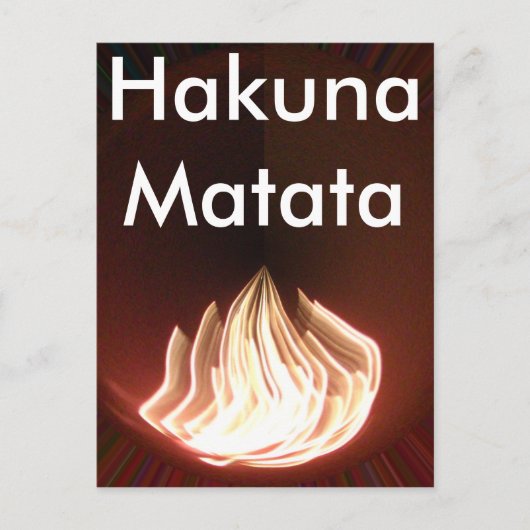 Prachtige Abstracte Flame Art Print Briefkaart (Voorkant)