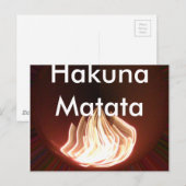 Prachtige Abstracte Flame Art Print Briefkaart (Voorkant / Achterkant)