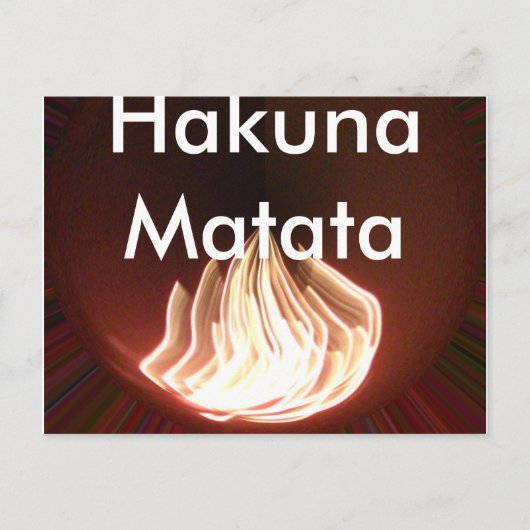 Prachtige Abstracte Flame Art Print Briefkaart (Voorkant)