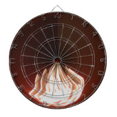 Prachtige Abstracte Flame Art Print Dartbord (Voorkant)
